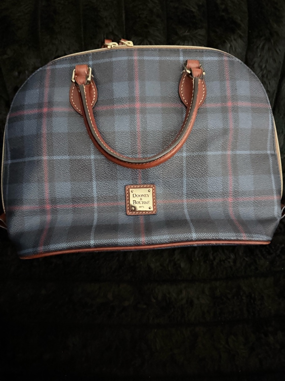 Dooney and Bourke Multi Plaid Handbag
